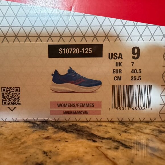 Saucony Ladies size 9 Tempus Blu Raz - Picture 3 of 3